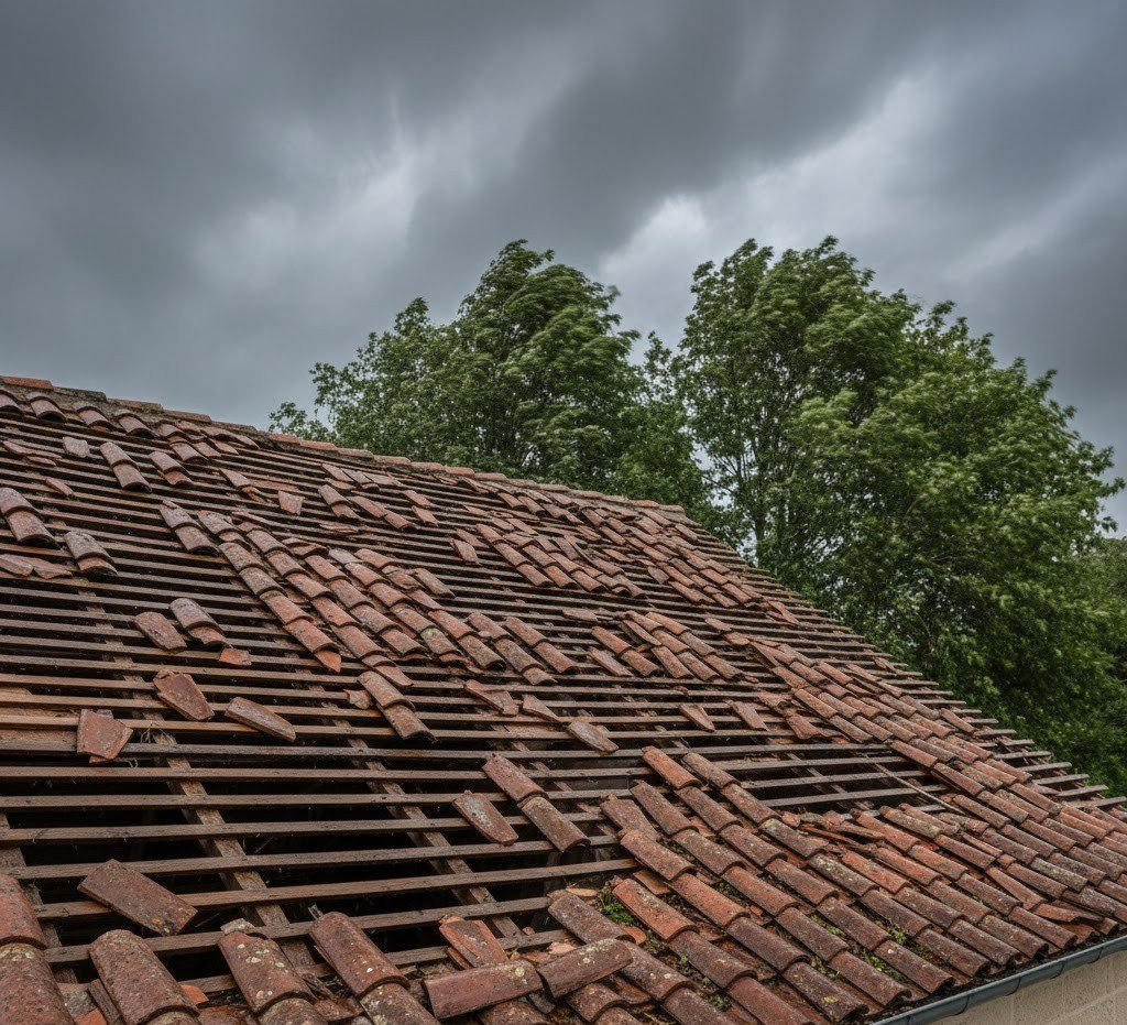 Intervention urgence fuite toiture en Charente-Maritime Réparation fuite toiture par couvreur à Surgères Dépannage toiture après infiltration d’eau Intervention urgence couvreur 17
